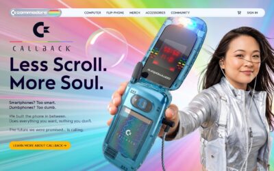 Commodore Callback 8020: il flip phone anti-social media